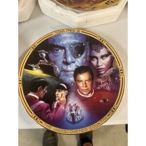 Star Trek Undiscovered Country The Movies Collection Hamilton Plate in foam box